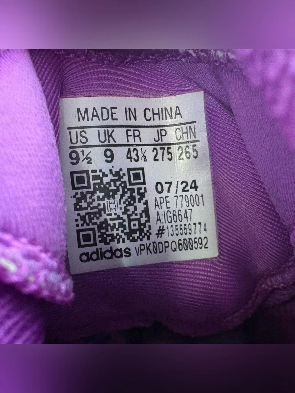 adidas size men’s
